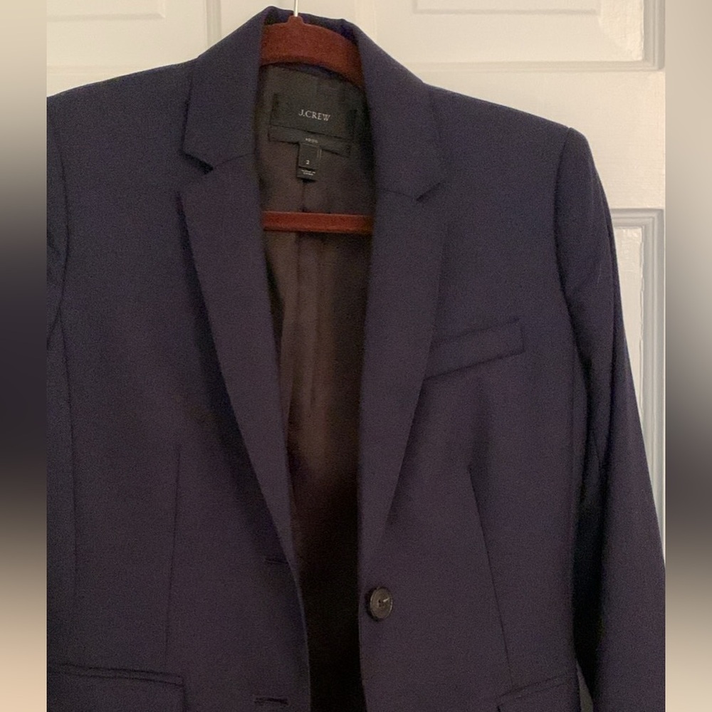 J Crew women’s navy blazer size 2